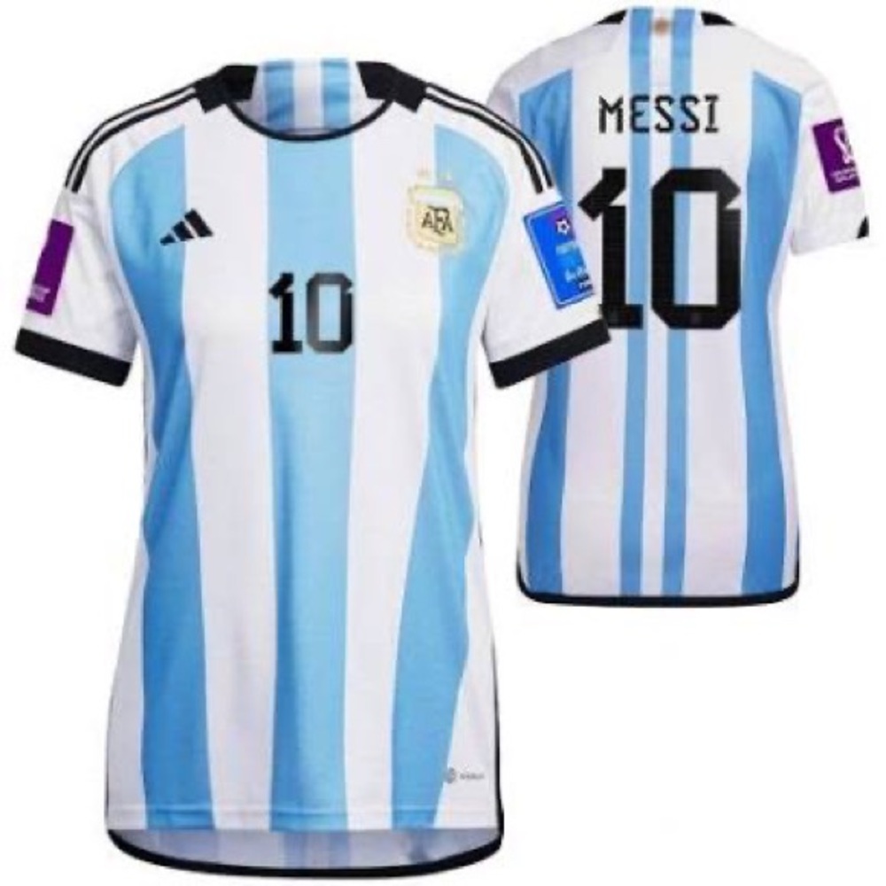 Lionel Messi Jersey he wore during world cup 2022! not the one after they won.